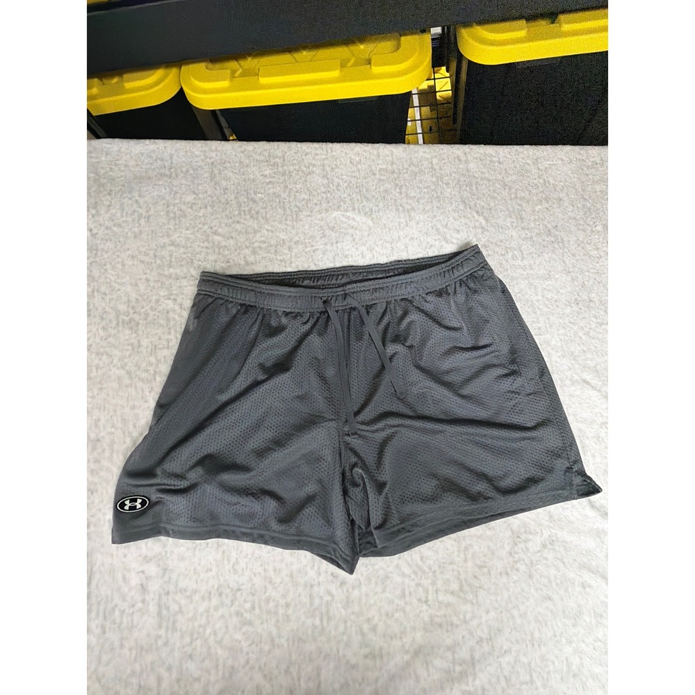 Under Armour Mens Icon Mesh Shorts Gray 2XL 1383355-025 NEW